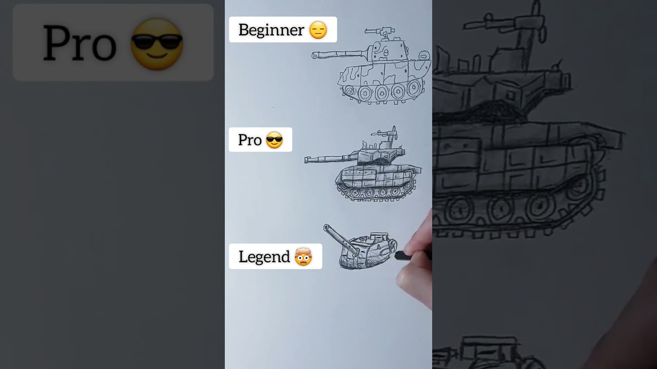 Drawing a tank 💫