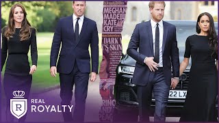 The Royal Family's Feud With Harry & Meghan, Explained | The Great Divide | Real Royalty