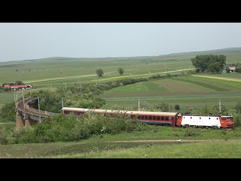 [4K] CFR Călători EA-357 with InterRegio 1831, Galați - Iași - Cluj-Napoca