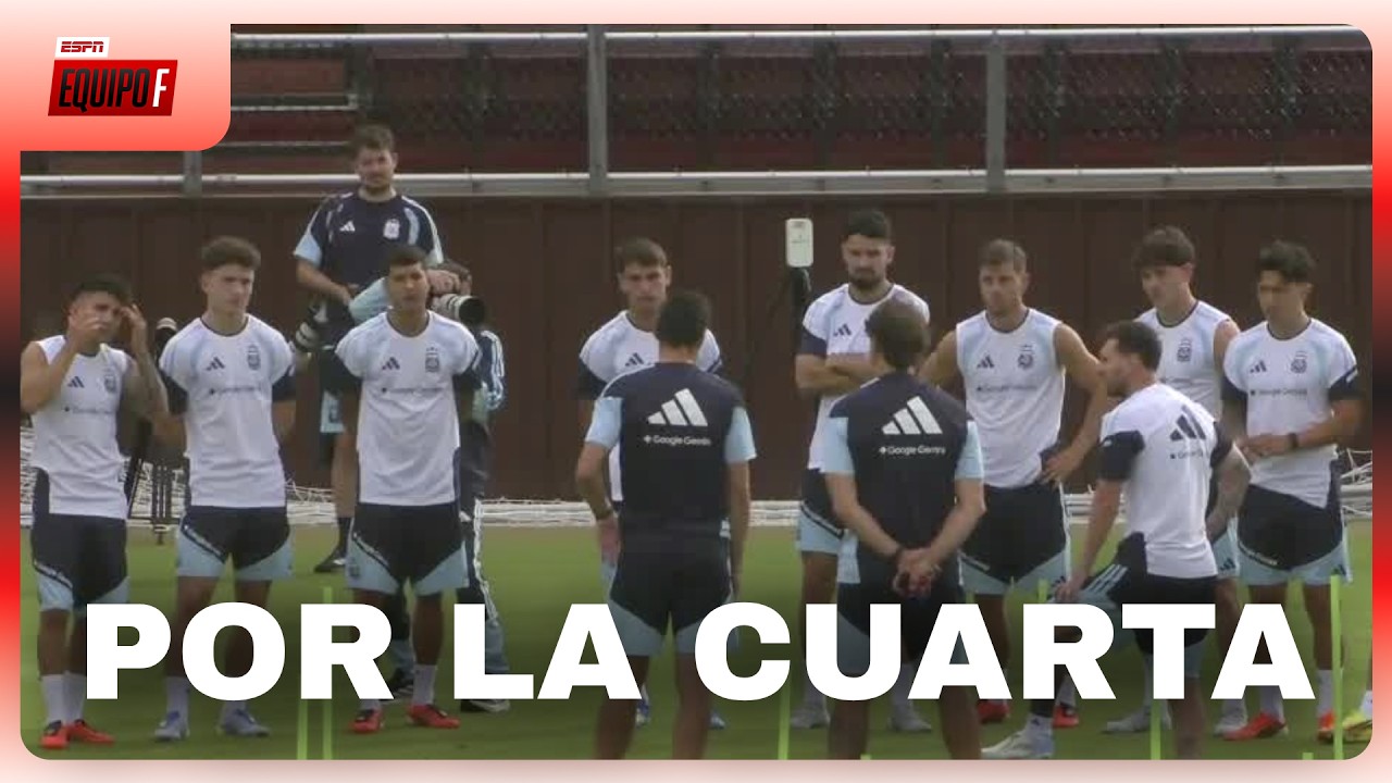 ¡CON MESSI A LA CABEZA, EL ENTRENAMIENTO DE ARGENTINA PENSANDO EN EL MUNDIAL!