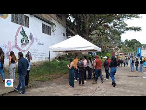 Zona urbana de Oporapa #Pesebre del #Huila y de #Colombia en #elecciones2026  Presidencia. 💛💛💙❤️🌎