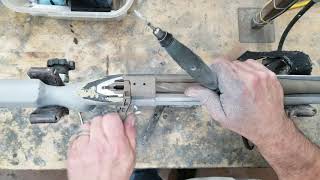 Inletting stock for skeletonized M700 bolt handle