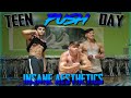 TEEN PUSH WORKOUT| DESTROYING ARMS| INSANE AESTHETICS W/ JULIAN AN ARYAN| NATHAN KLINE