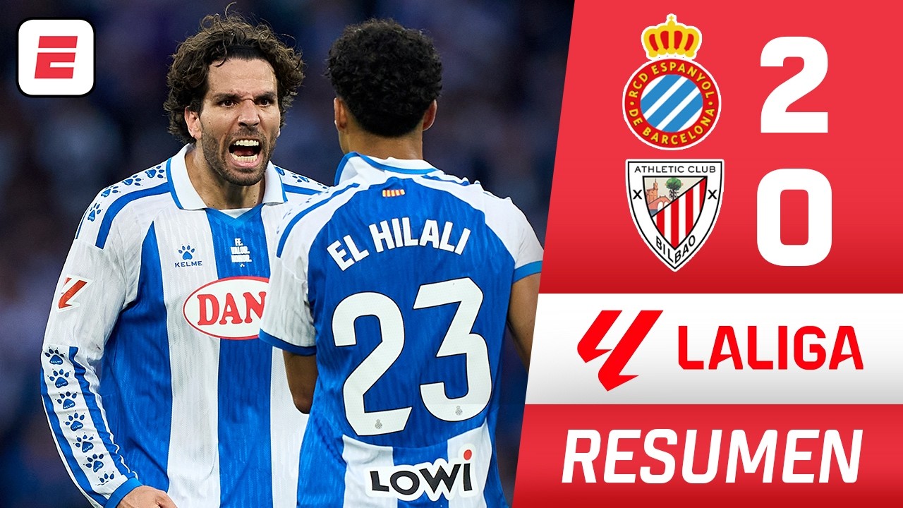 GIGANTE victoria del ESPANYOL 2-0 al Athletic Club. PRIMER triunfo en 18 JORNADAS | La Liga