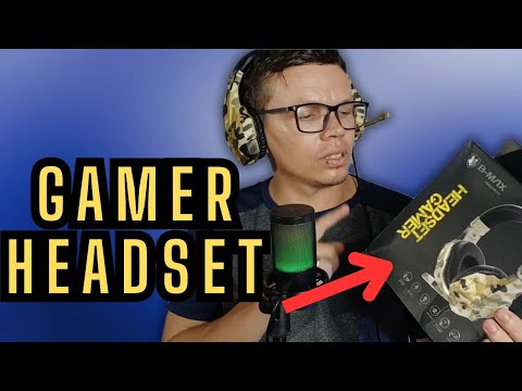 Fone De Ouvido Headset Gamer B-Max BM-218 é um headset gamer com fio