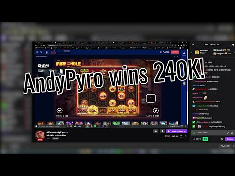 STREAMER ANDYPYRO WINS 240K (FIRE IN THE HOLE)