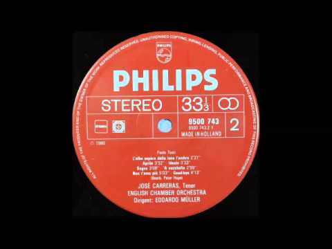 José Carreras. Sogno .F. Paolo Tosti.