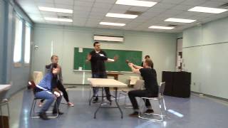 Acting I - Stage Combat Scene - "Killer Joe" by Tracy Letts