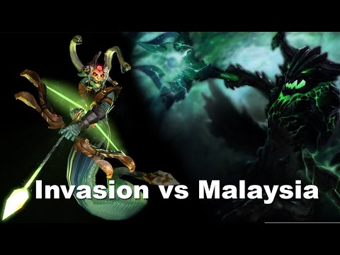 Invasion vs Team Malaysia - Epic Synergy Final Dota 2 /w Xyclopz
