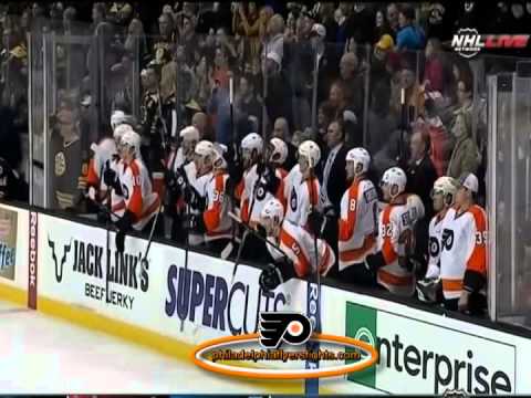 056  Apr 5, 2014 Jay Rosehill vs Shawn Thornton Philadelphia Flyers vs Boston Bruins