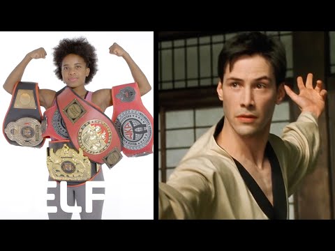 Fighting Expert Breaks Down Movie & TV Fight Moves | SELF Video