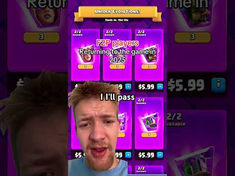 Returning players to clash Royale in 2025 reactions #clashroyale #clashroyaleshorts #supercell