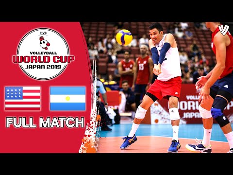 USA 🆚  Argentina - Full Match | Men’s Volleyball World Cup 2019