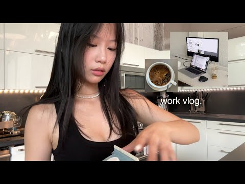 vlog. life as a designer, starting a new job, solo dates 🌷