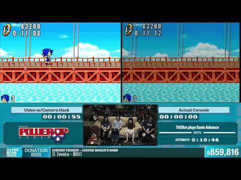 TASBot plays Sonic Advance by Mukki in 10:46 - Summer Games Done Quick 2015 - Part 152