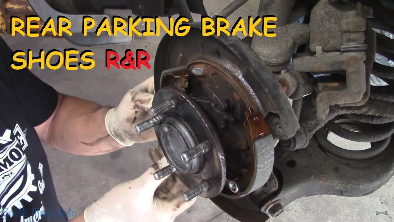 How To Replace Rear Parking Brake Shoes Hyundai Sonata