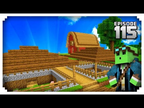 Let's Play Minecraft PE - Ep.115 : Farms and Building!