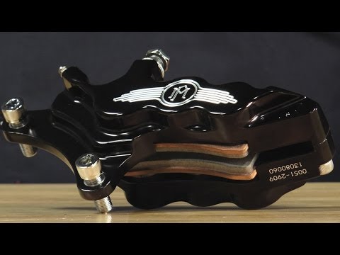 Performance Machine 4 Piston Brake Caliper For Sprocket Rotor
