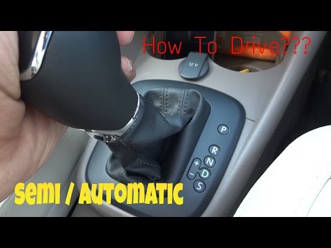 How to drive an automatic car