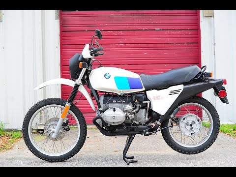 1981 BMW R80 G/S cold start up