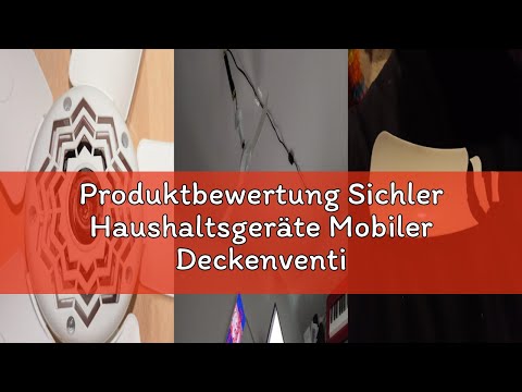 Produktbewertung Sichler Haushaltsgeräte Mobiler Deckenventilator: Mobiler Decken-Ventilator VT-141.