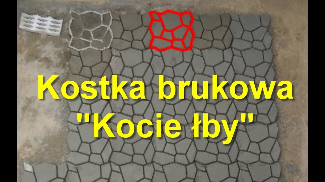 Kostka brukowa Kocie łby tworzenie, fugowanie / Paving- subtitles. Terrase Pflastern