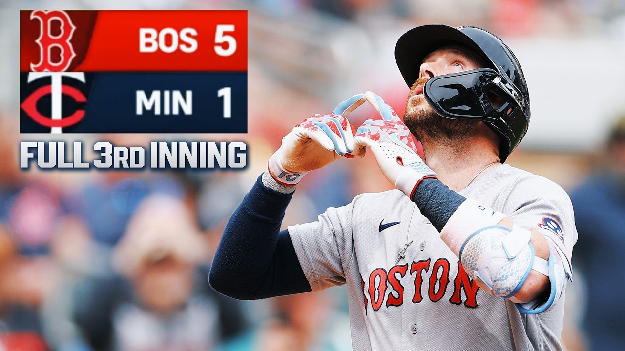 Trevor Story's 3-run home run punctuates Red Sox 5-run inning! (Full, uncut inning) | MLB Highlights
