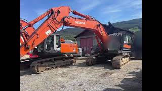 Hitachi zx350LC-3 excavator w/ toothed bucket. Watch Video - TrucksNL
