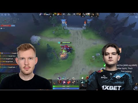 Yatoro tells Cr1t to go kill the courier, Ends up being a GAME WINNING play