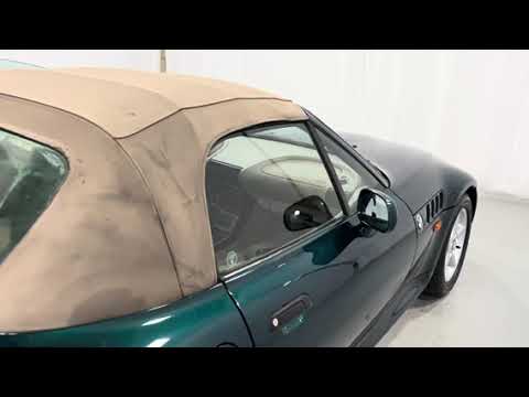 1998 BMW Z3 2.8L ROADSTER, FIVE-SPEED MANUAL TRANSMISSION, DUNKEL GREEN II EXTERIOR/BROWN LEATHER