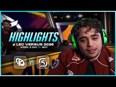 KC vs SK Highlitghts | La KCORP doit confirmer son statut de favoris ! (LEC Versus 2026)