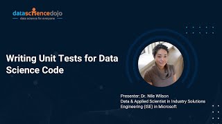Introduction - Writing Unit Tests for Data Science Code