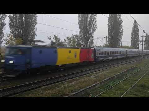 Tren IR1656 Suceava - Bucuresti Nord trece prin Sabaoani cu 41-0255-0 - 25.10.2022