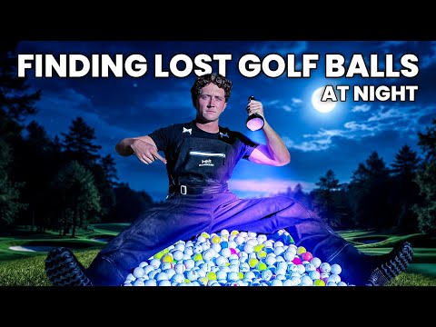 We went searching for lost golf balls at night...