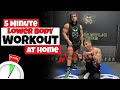 5 Min Lower Body Workout (AT HOME)