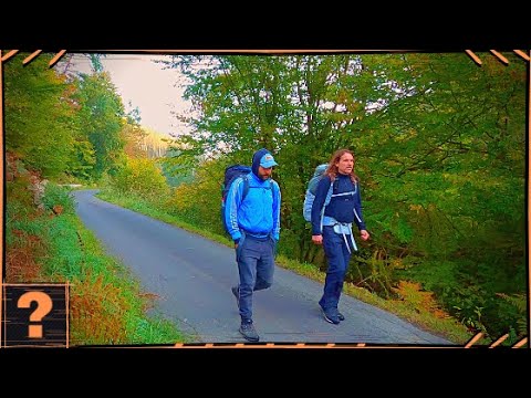 Natursteig Sieg Übernachtung in einsamen Waldhütte 🍂Herbst Wanderung🍂