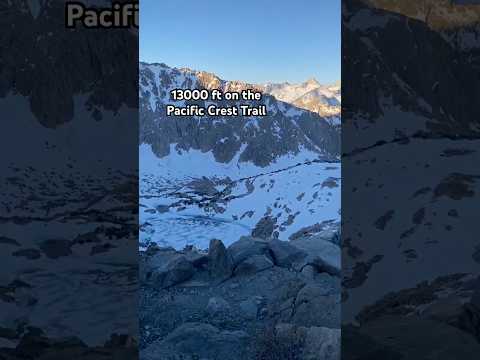 Insane Pacific Crest Trail views at 13000ft!