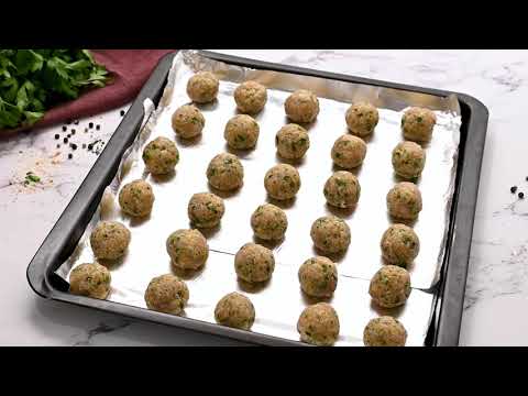 How to Make Baked chicken meatballs