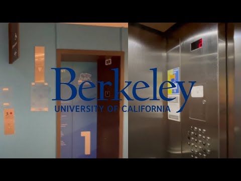 Interesting Door Configuration! ECC Traction Elevators @ Student Union - UCB in Berkeley, CA.