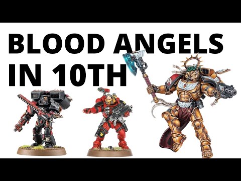 Blood Angels in Warhammer 40K 10th Edition - Full Index Rules, Datasheets and Launch Detachment