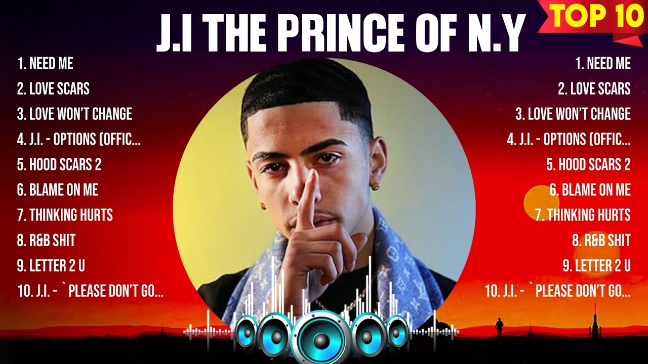 J.I the Prince of N.Y Top Of The Music Hits 2024 - Most Popular Hits Playlist