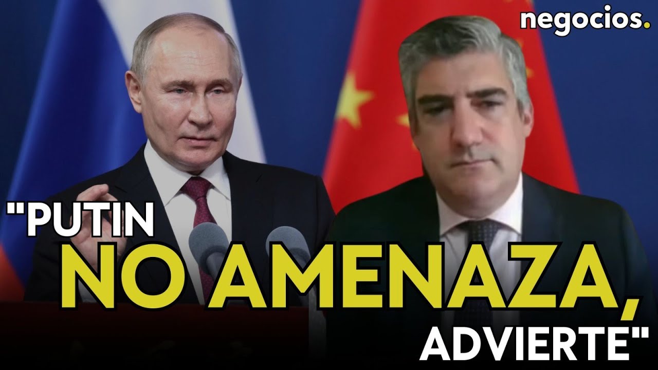 "Putin no amenaza con una guerra nuclear, advierte en legítima defensa por los ataques". Alonso