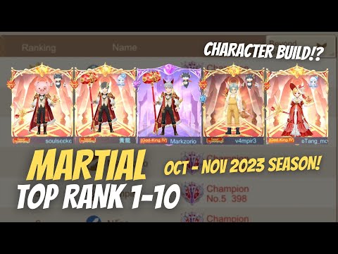 Top Rank 1-10 on Martial (October - November 2023) Review!! - Cloud Song