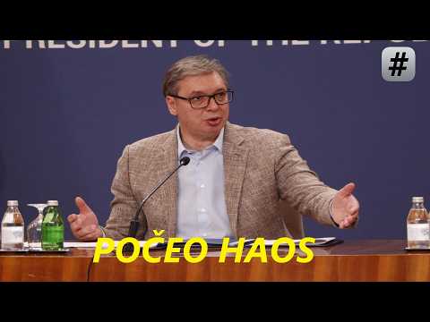 POČEO HAOS - VUČIĆ POLUDEO NA KONFERENCIJI - DOSAD NEVIĐENE SCENE!
