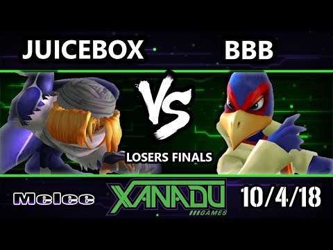 S@X 270 SSBM -  Juicebox (Sheik) Vs.  BBB (Falco) Smash Melee Losers Finals