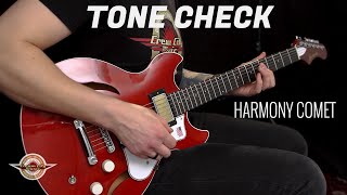 Video thumbnail for TONE CHECK: Harmony Comet Electric Guitar Demo | No Talking by Cream City Music