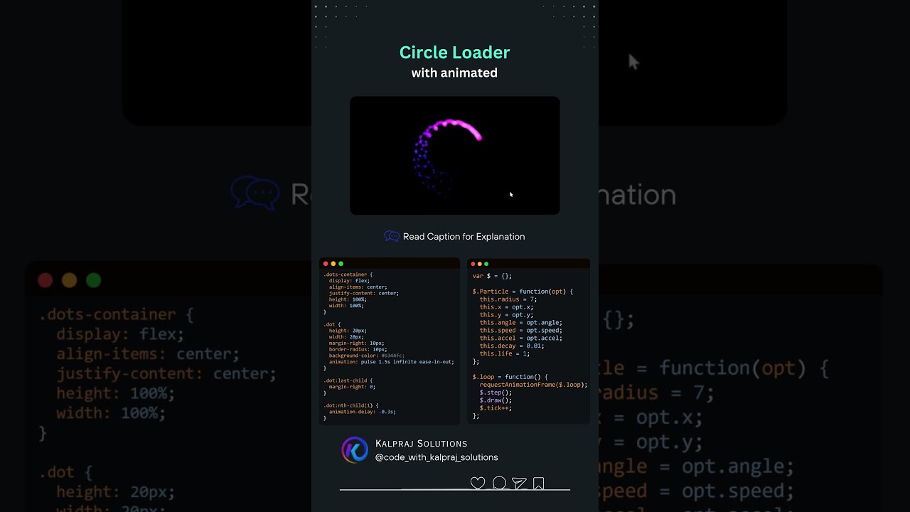 🔄 Create a CSS Animated Circle Loader | Eye-Catching Loading Animation 🎨