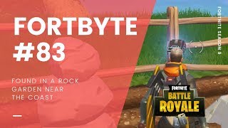 Fortnite Fortbyte #83: Found In A Rock Garden Near The Coast
