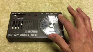 Video thumbnail for Boss Dr. Beat DB-33 Demo by John Aselin