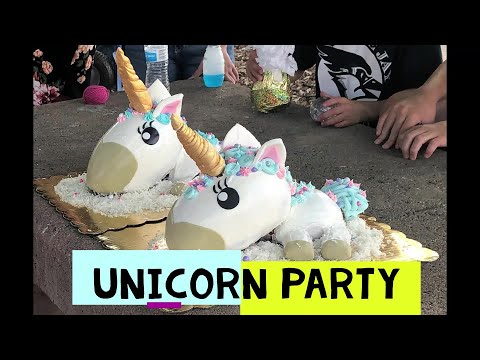 3D Unicorn Cake